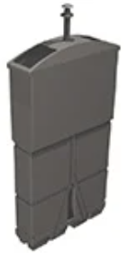 Molok Domino 1/3 pakeliamas vidinis konteineris „BioSystem" skirtas „Domino" konteineriams
